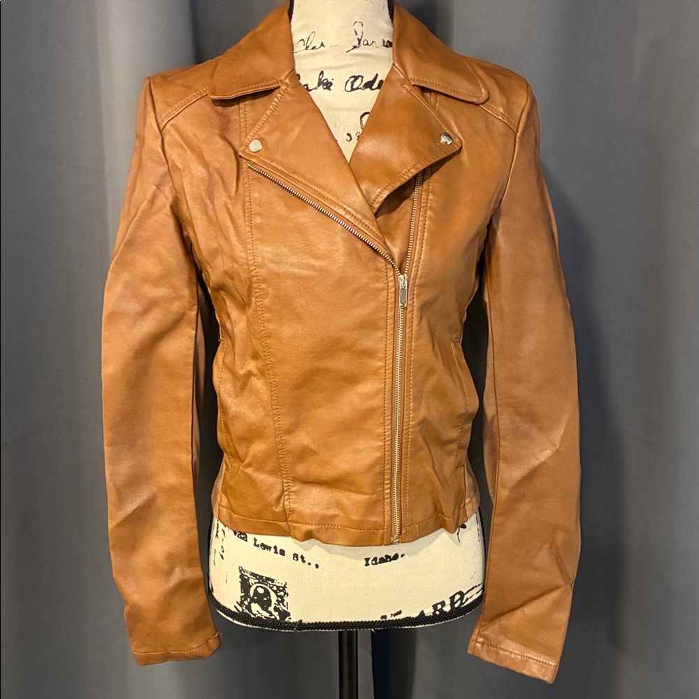 Dynamite light brown Faux Leather Women's Jacket